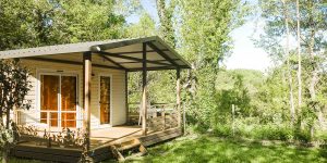 location chalet camping Ardèche