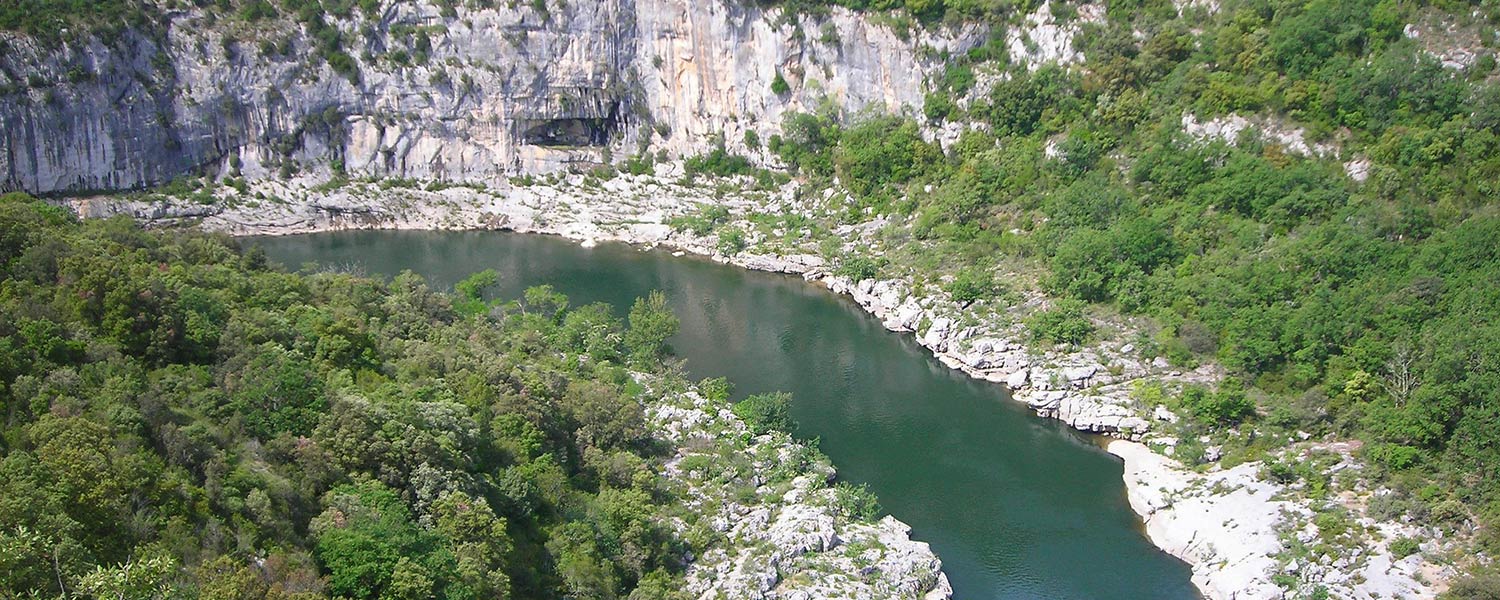 paysage camping ardèche