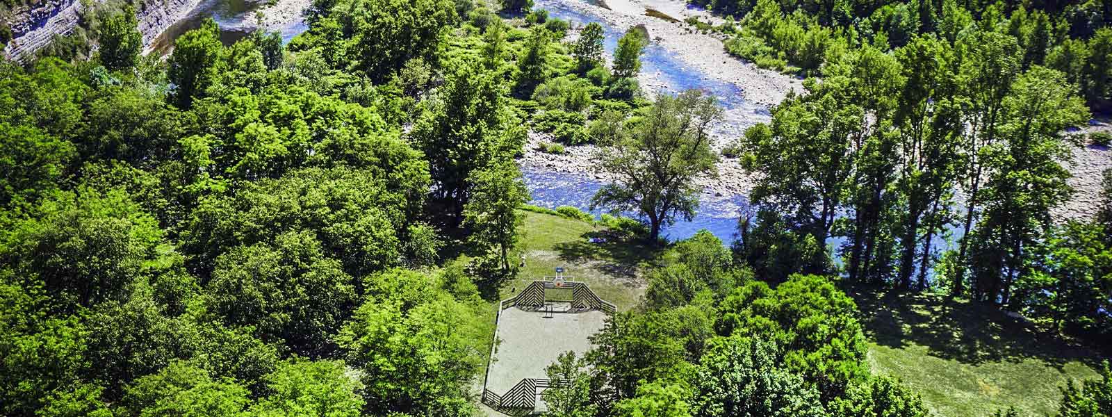 pêche dans la rivière Ardèche