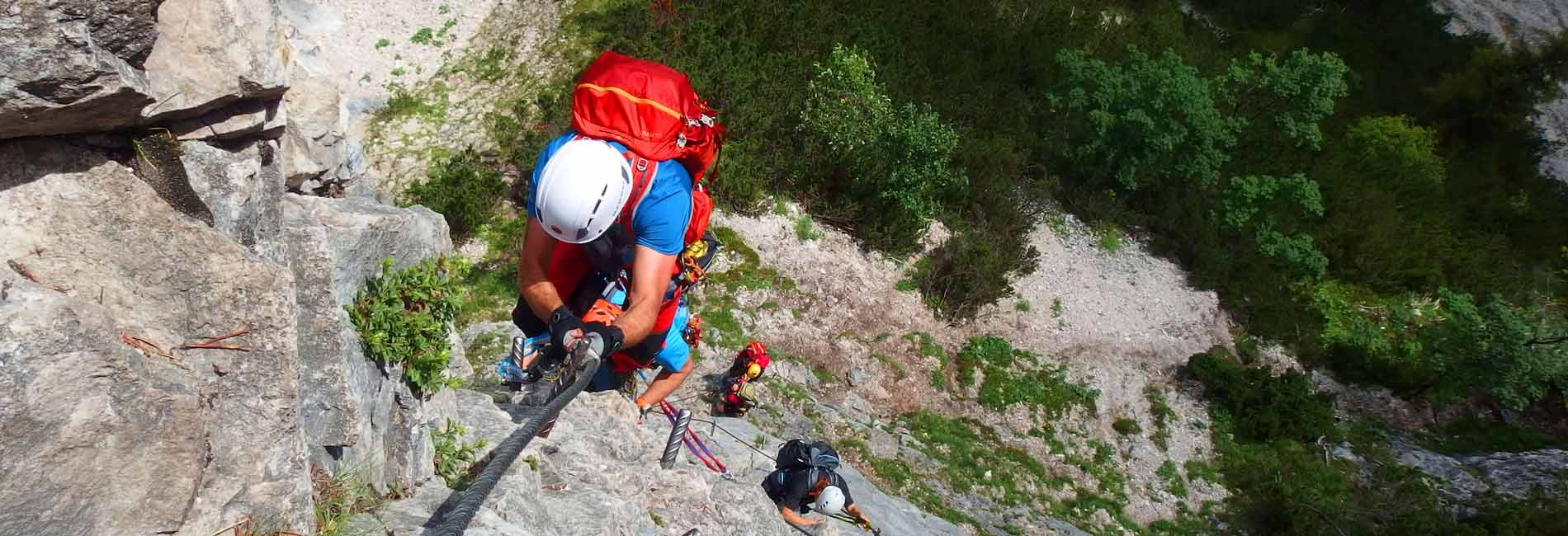 Via ferrata en Ardèche